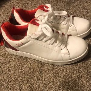 Disney Minnie Mouse White Tennis Shoes Sneakers